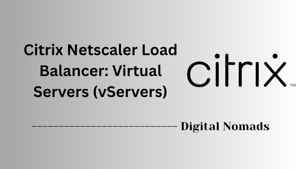 Citrix Netscaler Load Balancer: Virtual Servers (vServers)